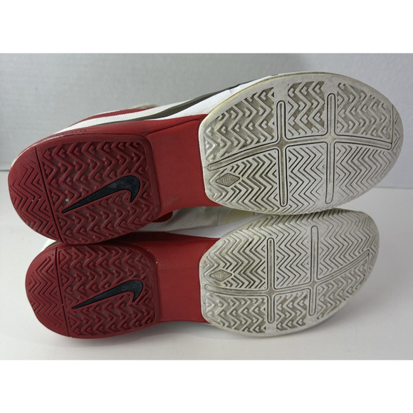 Nike ZOOM VAPOR 9.5 Tour Men's Tennis Shoes White University Red Size 11.5 *Flaw - Picture 11 of 16